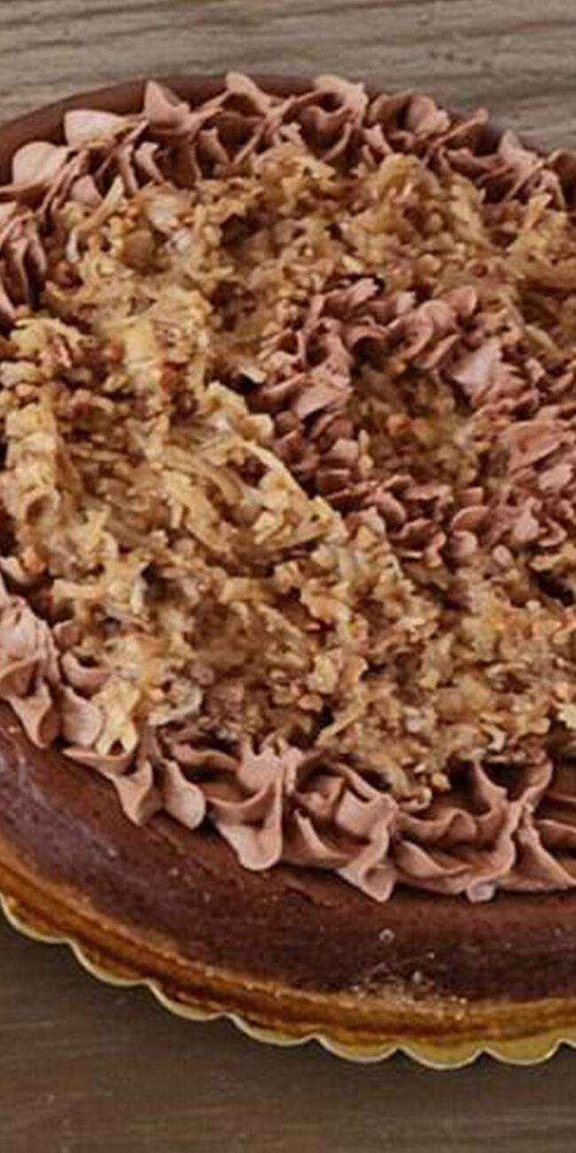 German Chocolate Cheesecake